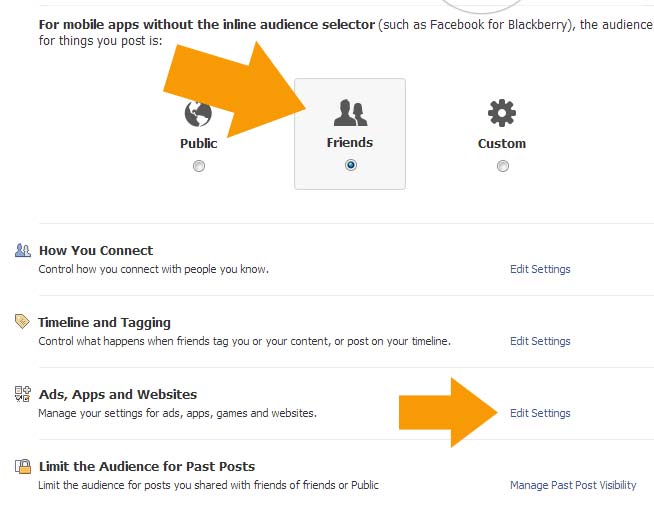 Facebook Privacy Settings
