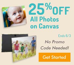 25% Off Canvas Prints