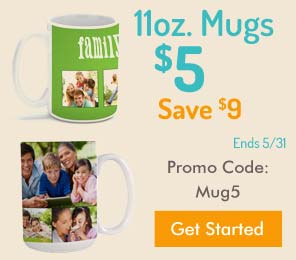 11oz Mugs only 5 Dollars