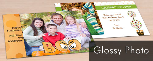 Printed on glossy photo paper, our classic photo cards are perfect for any holiday or occasion.
