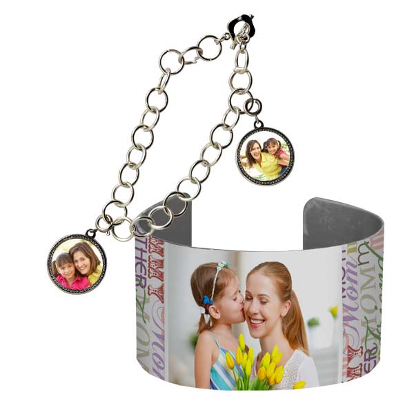 Personalize jewelry for mom using photos so she can always keep you close