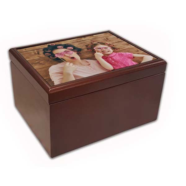 Personalized Photo Jewelry boxes for mom