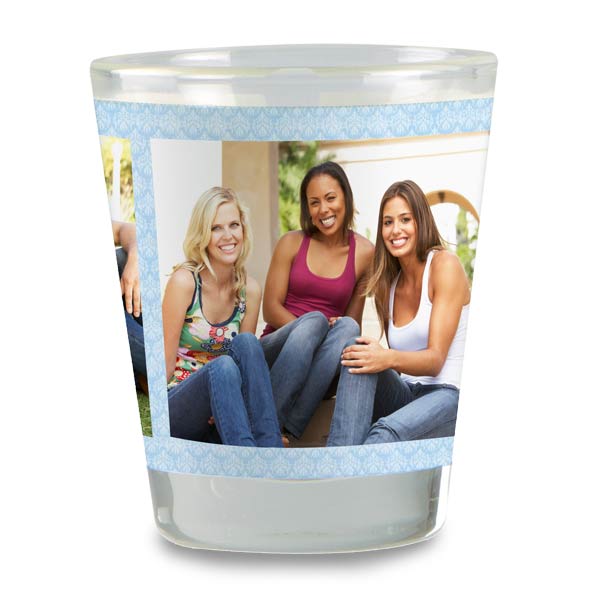 Create your own shot glass with text and photos and enjoy the party