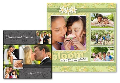 Turn your scrapbook into a work of art with our custom photo scrapbooking pages.