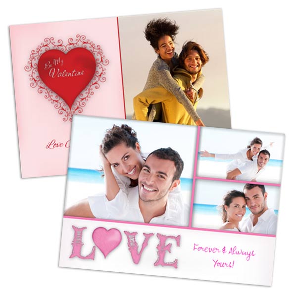 Send your Christmas cards with MailPix Holiday greeting cards available in multiple sizes