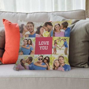 Create your own custom pillow for your home, photo collage pillows make a great gift
