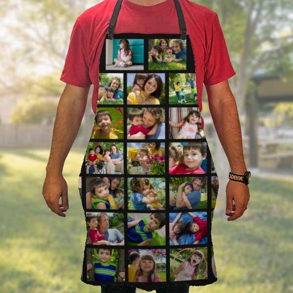 Create the perfect gift for your household chef with a photo personalized apron