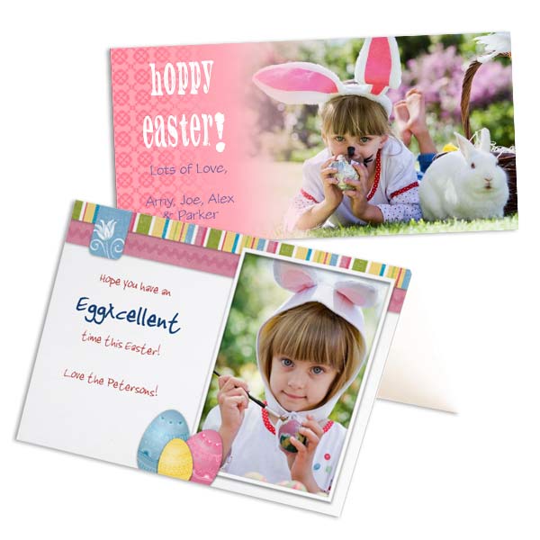 Upload a photo and create the perfect Easter card to share with your loved ones.