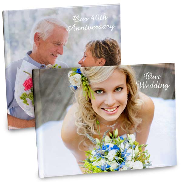 Add interest to your coffee table decor with our custom printed photo books.