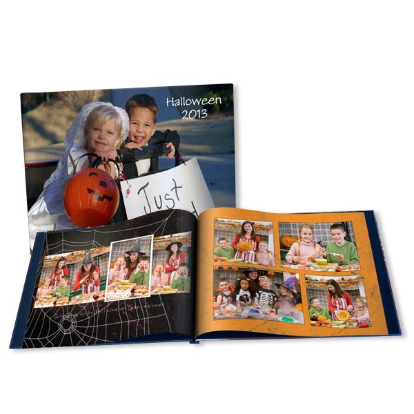 Perfect for your Trick Or Treat photos, our custom Halloween books are guaranteed to please.