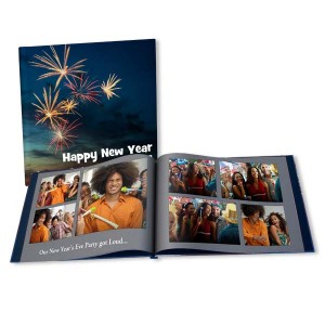 Perfect for your New Year's party photos, our New Year's photo books are fully customizeable.