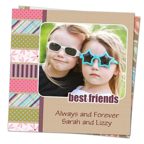 Find the perfect template to create a stunning customized photo scrapbook page.