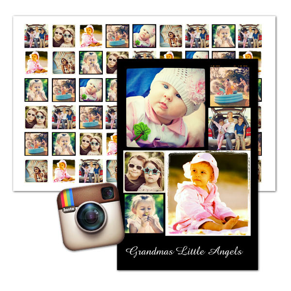 Show off your best Instagram images together in style with a custom Instagram poster.