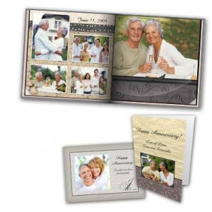 Design an anniversary card or album using your own photos and create the perfect anniversary gift.