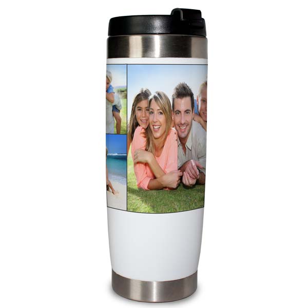 Great for the morning commuter, our personalized photo tumbler mugs can be customized with your favorite memories.