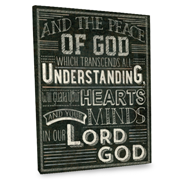 Brighten up your decor in elegance with our religious quote canvases for a unique look.