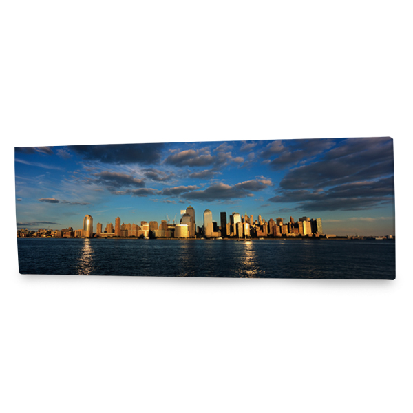 Fill up a wall with our stunning panoramic city landscape canvas print.