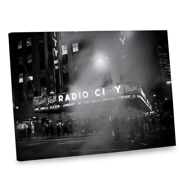 Update your decor with our dramatic black and white photo canvas print.