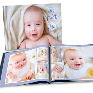 Add a photo to your cover and create the ultimate, custom 8x11 photo album.