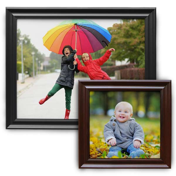 Create a beautiful framed canvas print with Mailpix wood framed canvas prints
