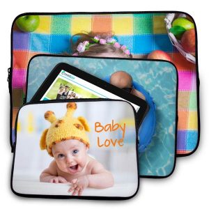 Create a custom photo laptop sleeve or case for your tablet with MailPix personalized neoprene cases
