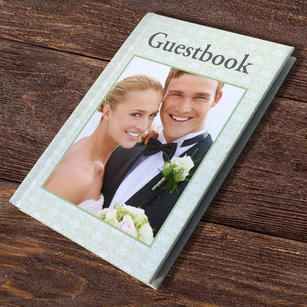 Create your own custom hardcover journal, guestbook or notebook with MailPix