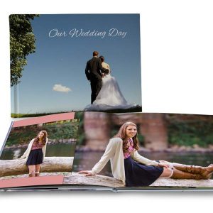 Create a stunning book for your photo memories with MailPix 11x14 Ultra Layflat books