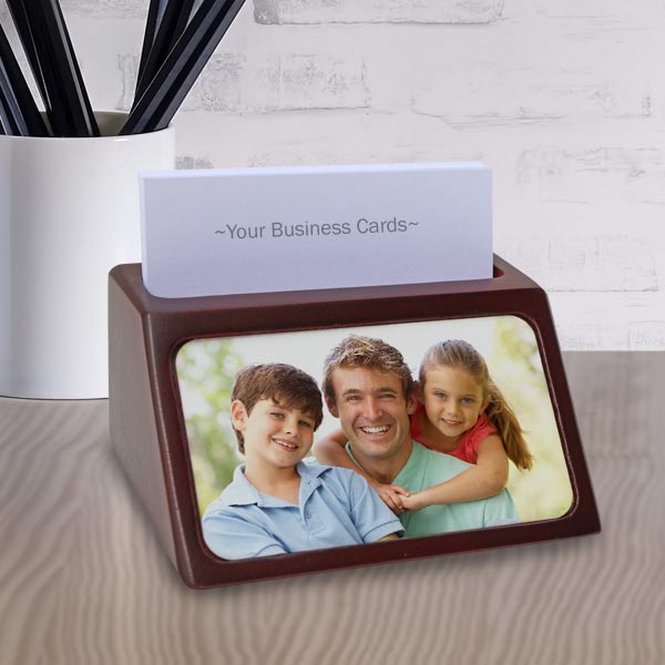 Personalized Photo Business Card Holder Mailpix
