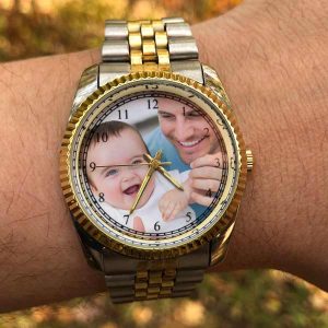Add your photo to a custom watch you can wear all day