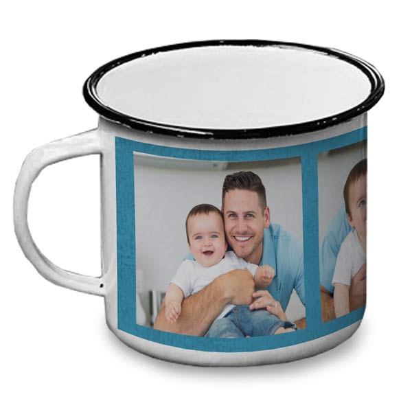 Create a mug for dad perfect for camping in the wilderness with custom camp mugs