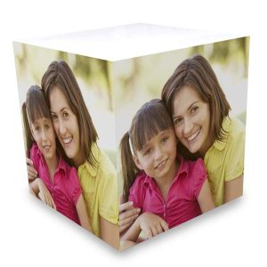 Create your notes with a note pad of photos with a personalized photo note cube
