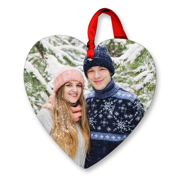 Create a beautiful heart shaped ornament for you and someone special