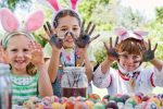 Have fun with your kids dying and painting Easter eggs