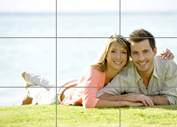 Keep your photos interesting by using the rule of thirds