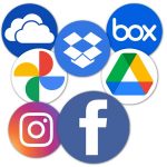 Access and print photos you have stored on Facebook, and other locations
