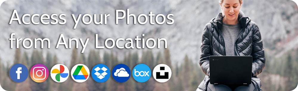 Print photos from Facebook, Instagram, Drop Box, Google Drive and more