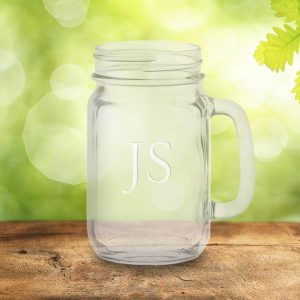 Relax with a summer beverage in your own custom mason jar mug