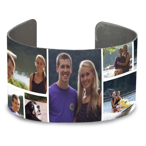 Wear your photos on a beautiful cuff bracelet, many designs available