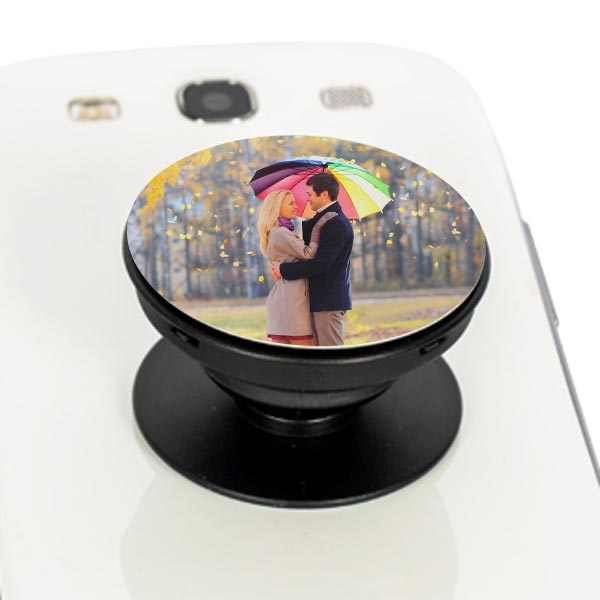 Create a custom pop socket for our phone, add your own photo